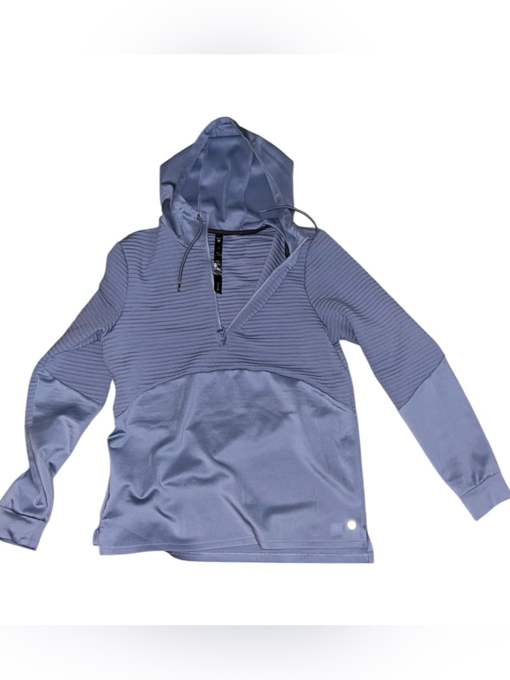 Apana Mens Light Blue Hooded Pullover Sweatshirt